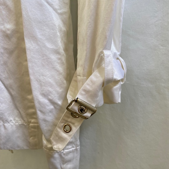 Gorgeous Women's/Juniors Satin Trench Coat Jacket Size: Medium - Picture 10 of 11